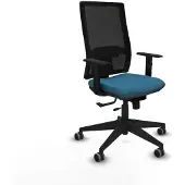 Piqueras Y Crespo Bürostuhl 1D066G0 Schwarz Petroleum grün