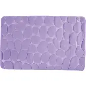 MSV Badmatte Schaum Kiesel Lavendel 50 X 80 cm