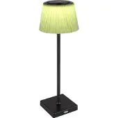 Globo Gregoir LED Tischleuchte 4W CCT IP44 Schwarz Matt, Metall 38cm 58434BP