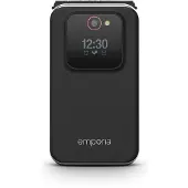 Emporia emporiaJOY-LTE, Klappgehäuse, Single SIM, 7,11 cm (2.8"), 2 MP, 1300 mAh, Schwarz