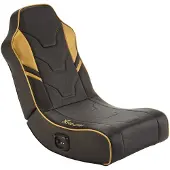 X Rocker 5132201, Konsolen-Gamingstuhl, 80 kg, Gepolsterter Sitz, Gepolsterte Rückenlehne, Playstation, Schwarz, Gold