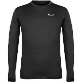Salewa Funktionsshirt Puez Melange Dry M L/S Tee Herren Black Out Melange-L