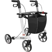 Rehasense Athlon SL Carbon Ultralight Rollator 62 cm Weiss TPE Reifen
