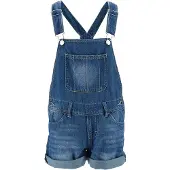 Levi's Straight Leg Latzhose aus Denim mit Eingrifftaschen