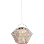 QAZQA Böhmische Tischleuchte Beige inkl. LED 3-Stufen-Dimmbar IP54 Solar Wiederaufladbar - Duco