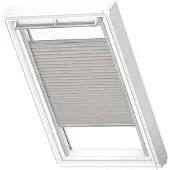 Velux Plissee-Faltstore manuell silbergrau uni FHL M08 1284S
