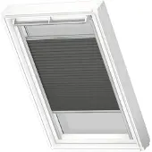Velux Plissee-Faltstore manuell graphitgrau uni FHL MK04 1274S