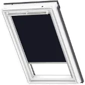 Velux Verdunkelungsrollo uni dunkelblau manuell Rahmen aluminium DKL U31 1100S