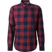 Jack & Jones Langarmhemd "JJEGINGHAM TWILL SHIRT L/S NOOS"