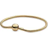 Pandora 568748C00 Damenarmband für Charms Schlange Goldfarben