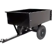 Texas 90053034 Anhänger mit 150 kg Traglast passend für Rasentraktoren