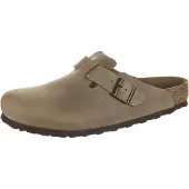 Birkenstock Boston BS Geölte Leder Lässige Sandale Tabak – undefined / Tabak