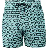 Yeaz Badeshorts "Badeshorts SEASHEY", Herren, Gr. S, US, blau (türkis), Obermaterial: 97% Polyester PES. 3% Elasthan EL., Badehosen Badeshorts