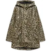 Vero Moda Outdoorjacke "VMMALOU COATED PRINTED JACKET NOOS" mit Kapuze