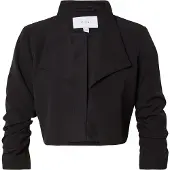 Vila Kurzblazer "VIHER BIN CROPPED BLAZER - NOOS" Materialmix, loose fit