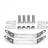 Tubus Clamp Set 18-19 Mm Silber