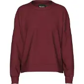 Pieces Pcchilli Loose Fit Sweatshirt | Tawny Port | XS