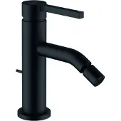 Kludi NOVA FONTE PURA Bidet-Einhandmischer, Einlochmontage, Flügelgriffe, Auslaufhöhe 80mm, 202163915, Farbe: Mattschwarz