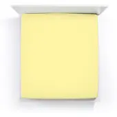 Bella Donna Topper Spannbetttuch La Piccola 160x200 cm | hellgelb - gelb