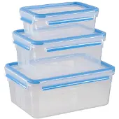 EMSA 508567, Box, Rechteckig, Blau, Durchscheinend, Polypropylen (PP), Thermoplastisches Elastomer (TPE), Deutschland, 1000 ml