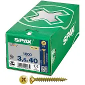 Spax Yellox Z2 3.5x40 Mm Senkkopfschraube Mit Kreuzschlitz 1000 Einheiten