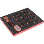 Bahco Hexagonal Wrenches And Bits In Foam Tray 2-3 Fit&go Schraubendreher-set 49 Einheiten