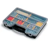 Terry Store-Age Pro Organizer, Kasten für Kleinteile, Schwarz, Transparent, Scharnier, 395 mm, 305 mm, 60 mm