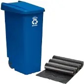 Wellhome 110l Recyclingbehälter
