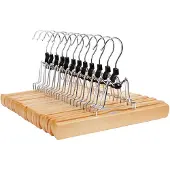 Songmics Klemmbügel Schimaholz 12 Stück B34CRW007-12