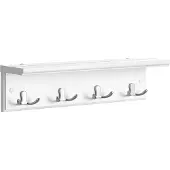 Songmics Wandgarderobe mit Ablage Weiss