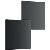 Lodes Puzzle Double Square LED-Decken-und Wandleuchte-Schwarz matt-mit LED (3000K)