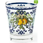 Excelsa set 6 espressotassen Amalfi glas 9 cl bunt