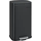 Songmics Mülleimer mit Softclose und Fusspedal, 30 Liter