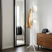 Hobby Hall Garderobenständer, Kleiderständer aus Massivholz, Garderobe in Baumform RCRB3504WT