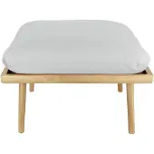 UMAGE - Lounge Around Shuffle Pouf, Eiche natur / sterling