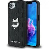 Karl Lagerfeld Monogram Choupette Head Pin Iphone 16e Handyhülle