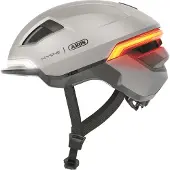 ABUS Fahrradhelm HYP-E - Helm mit Frontlicht, Rücklicht und Blinklicht - geeignet auch fürs Fahrradfahren auf E-Bike und S-Pedelec - für Jugendliche und Erwachsene - ilber, Größe L (57-61 cm)