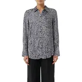 Comma Langarmbluse mit All-Over-Animal Print
