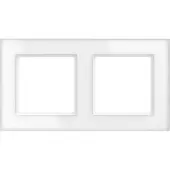 Homematic IP Glasrahmen | HmIP-GF2 | Weiß | 2-fach