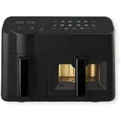 Maestro MR-760 Doppel-Fritteuse 3.5L+6L Schwarz