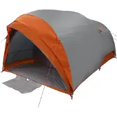 vidaXL Tunnelzelt mit Dach Grau und Orange 410 x 285 x 198 cm Taft
