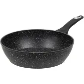 Resto Kitchenware Bratpfanne "Antlia, tiefe Pfanne mit ergonomischem Soft-Touch-Griff" Aluminium 1 Stk. tlg. Marmor-Antihaftbeschichtung, 4-lagig, für alle Herdarten geeignet