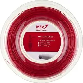 MSV Tennissaite Co Focus (Haltbarkeit+Kontrolle) rot 200m Rolle