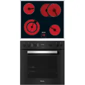 Miele H 2459 E ACTIVE Herd 12604440, Obsidianschwarz