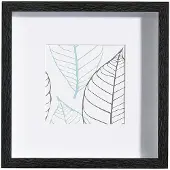 Möbel Kraft Xxxl Bilderrahmen Iceland , Schwarz , Holz, Glas , quadratisch , 23x23x3 cm , FSC , Passepartout , Bilder und Zubehör, Bilderrahmen, Bilderrahmen Holz