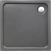 OTTOFOND Duschwanne Mambu 80 x 80 x 3 cm anthrazit strukturiert matt 873007