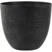 Artstone Blumentopf Bola schwarz D45 H38 (zwart)