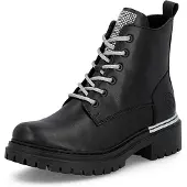 Rieker Veterschoenen Hoog Veterschoenen Hoog - Zwart - Maat 39