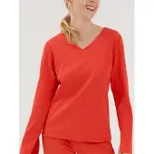 Lisca Pyjama-Shirt Lucky | Grösse: S | Farbe: Orange