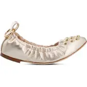Jan Jansen Ballerinas Damen Gold Leder